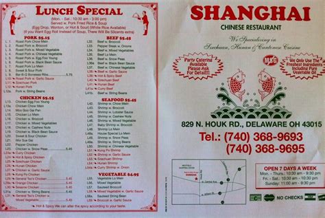 shanghai chinese delaware ohio menu.